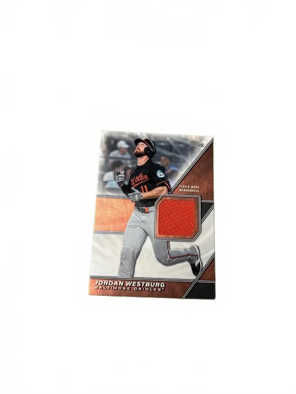 Jordan Westburg Baltimore Orioles Player-Worn Memorabilia 1/